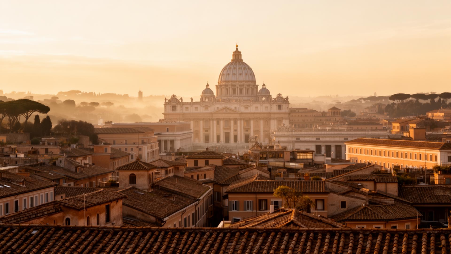Rome at golden hour